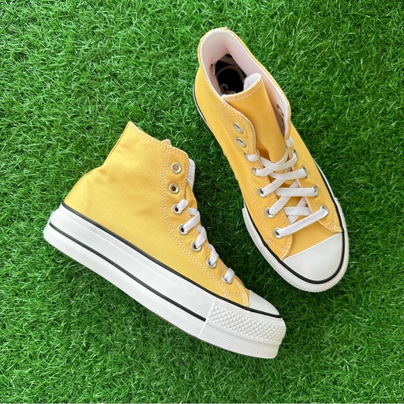 Converse Chuck Taylor All Star Lift Hi Cyber Mango - Picture 6 of 8